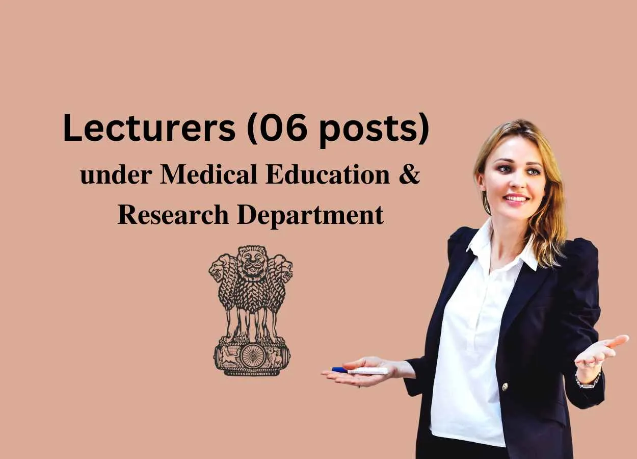 Recruitment for Lecturers under Medical Education & Research Department