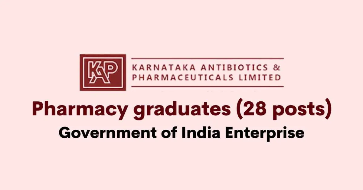 Career for Pharmacy graduates at KAPL