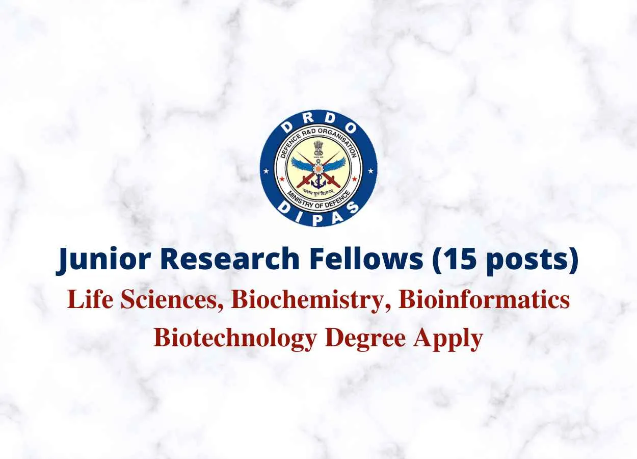 Defence Institute of Physiology and Allied Sciences Jobs