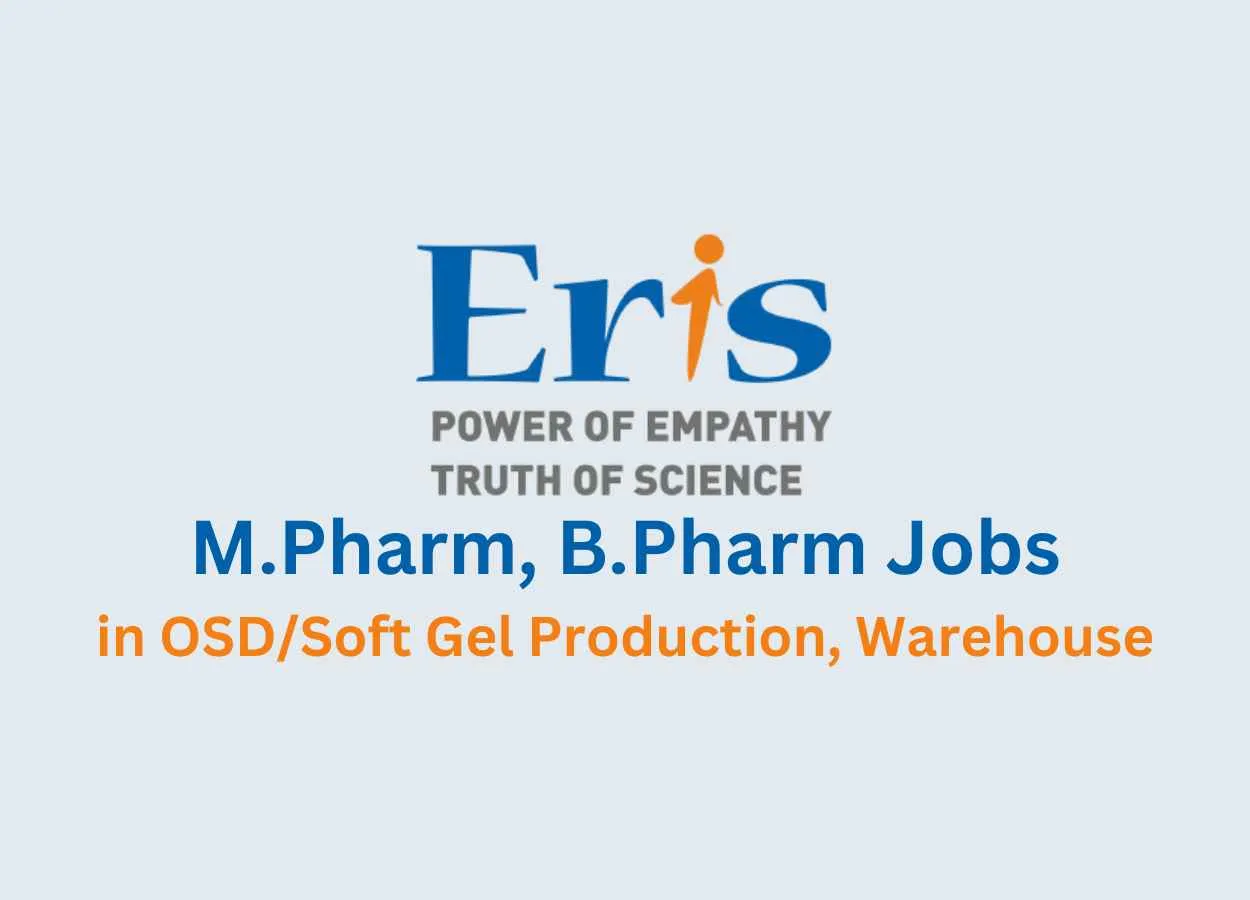 Eris Lifesciences Jobs