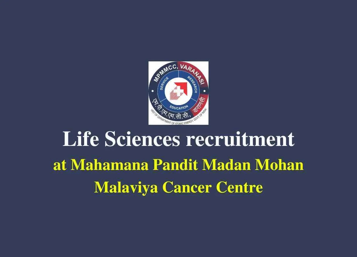 Life Sciences recruitment at MPMMCC