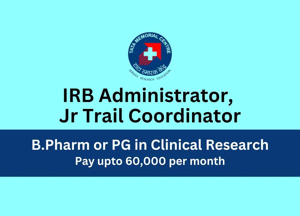 Pharma, Life Sciences Recruitment at Homi Bhabha Cancer Hospital Research Centre