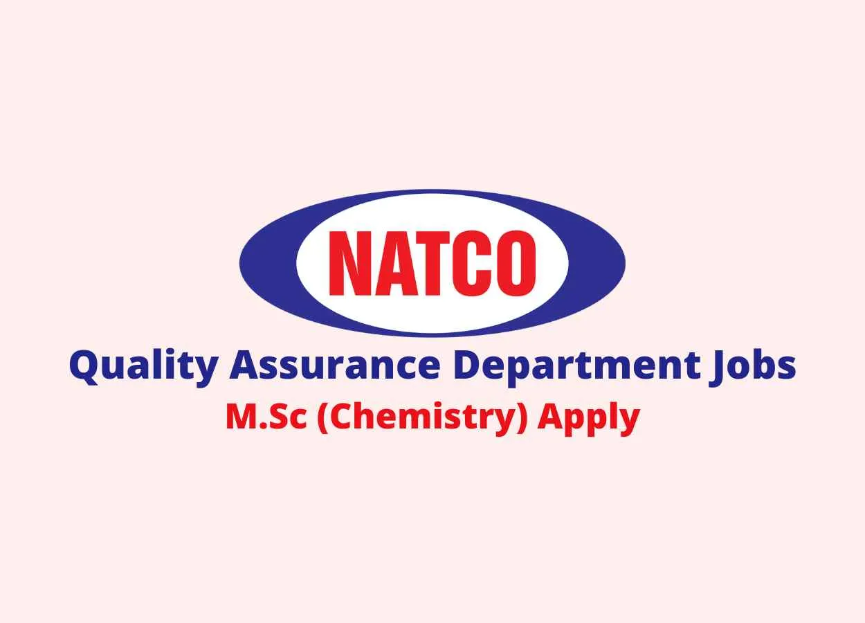 Quality Assurance Department Jobs at Natco Pharma Limited