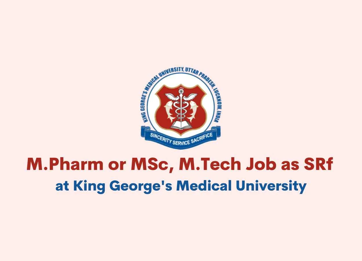 KGMU Research Assistant Recruitment 2021 | KGMU Vacancy 2021| KGMU Medical  College Lucknow Job 2021