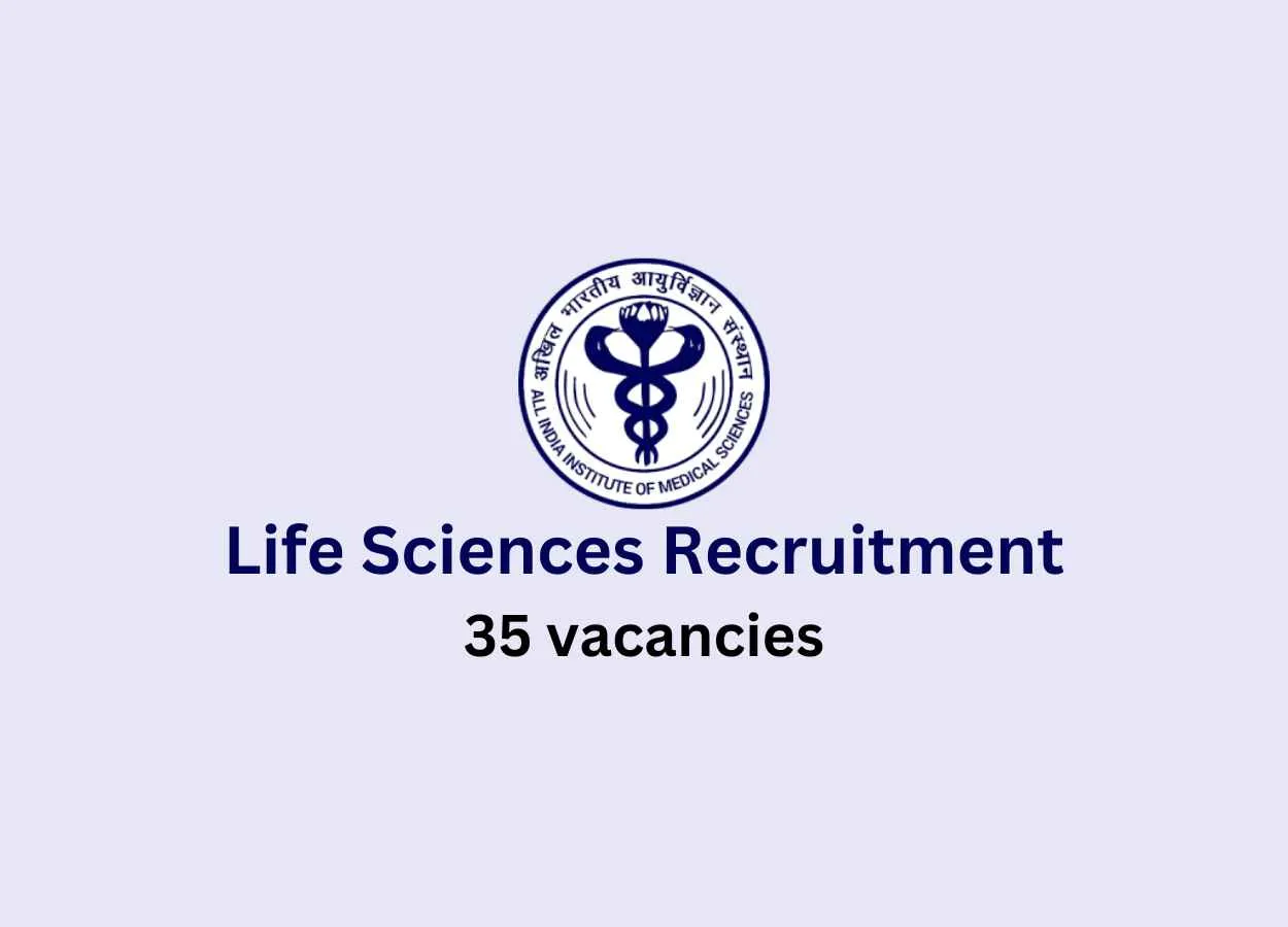 AIIMS Life Sciences Recruitment