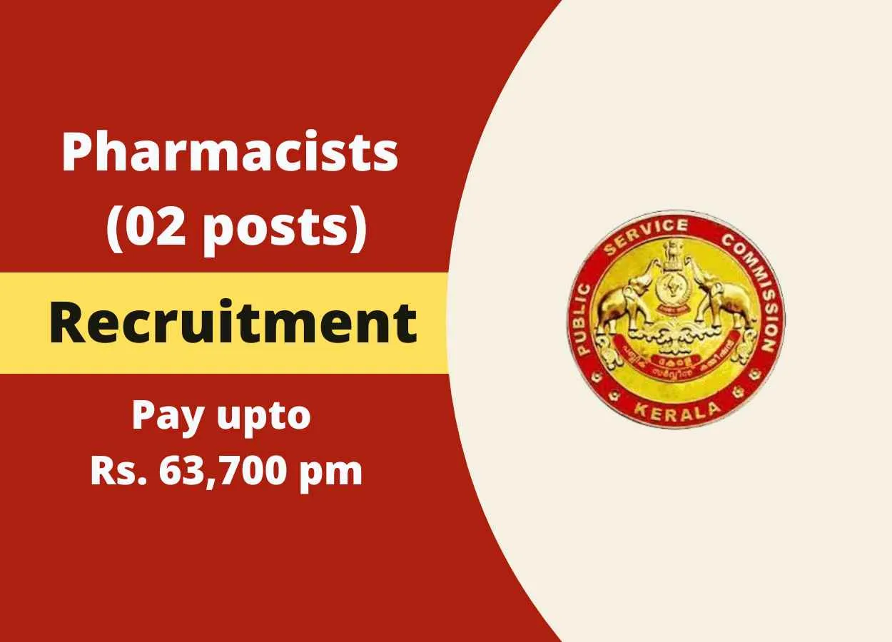 Apply Online for Pharmacist under Public Service Commission