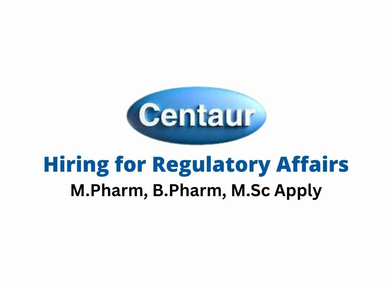 Centaur Lab Hiring for Regulatory Affairs