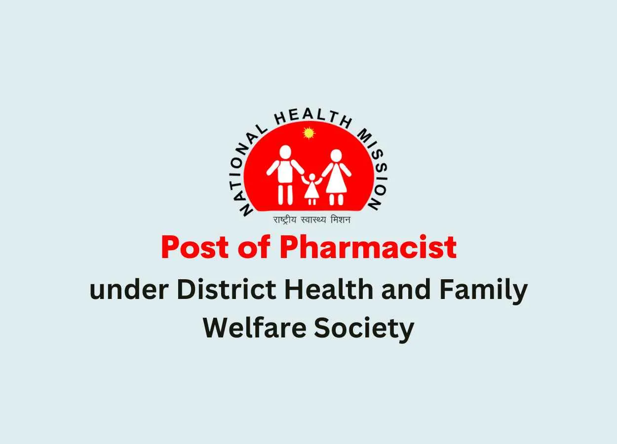 Online applications are invited for post of Pharmacists (5 posts