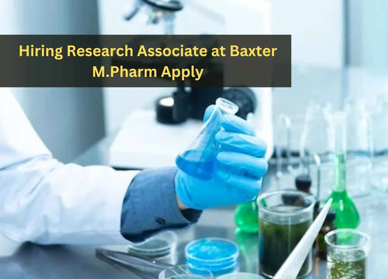 Hiring Research Associate at Baxter