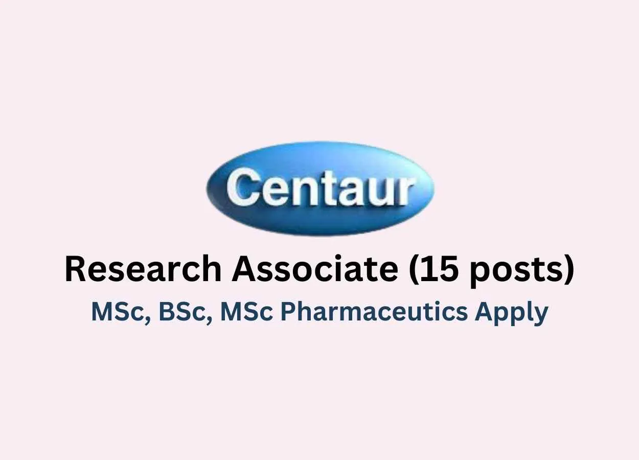 Hiring Research Associate at Centaur Lab
