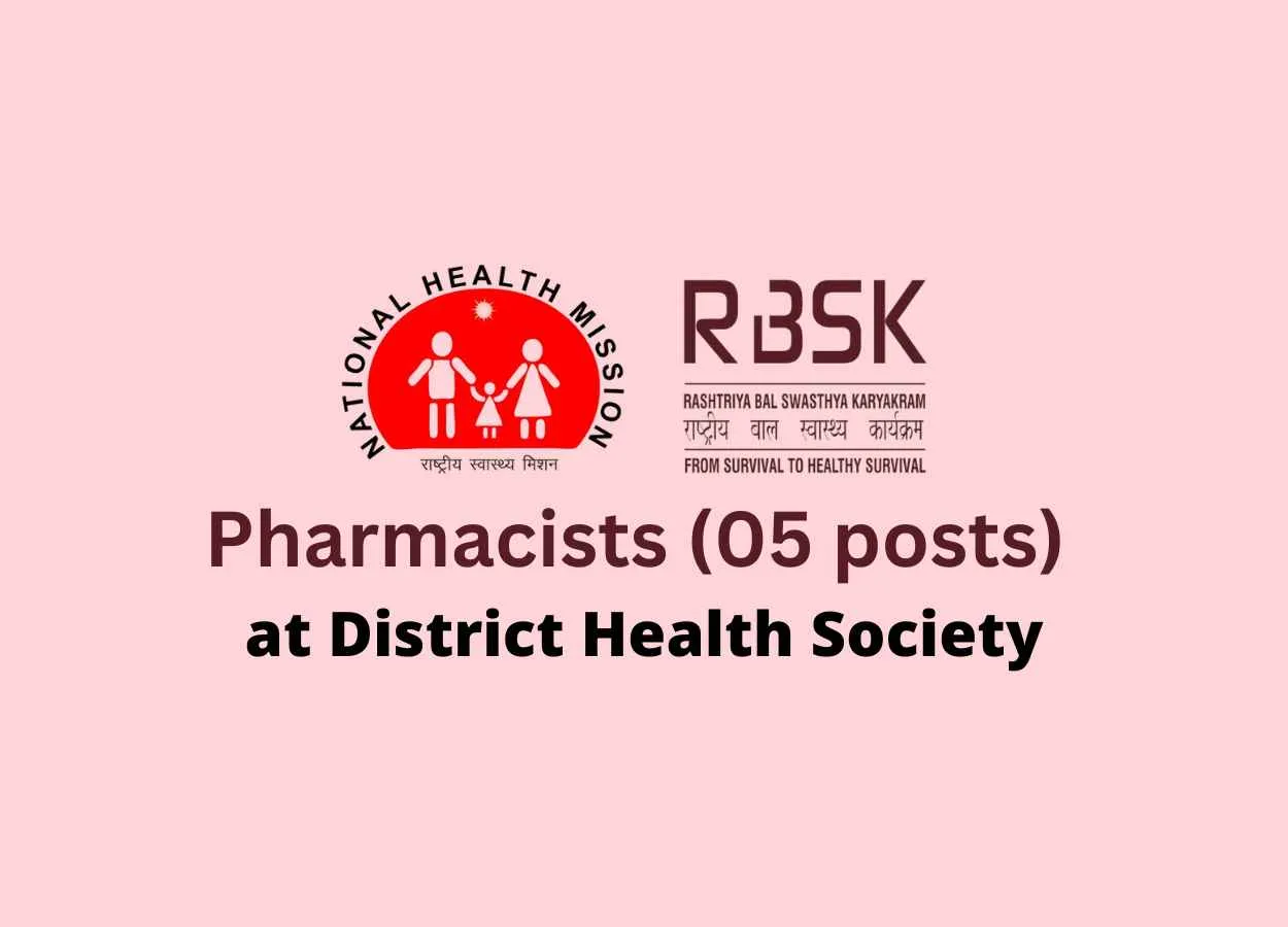Job for Pharmacists at District Health Society