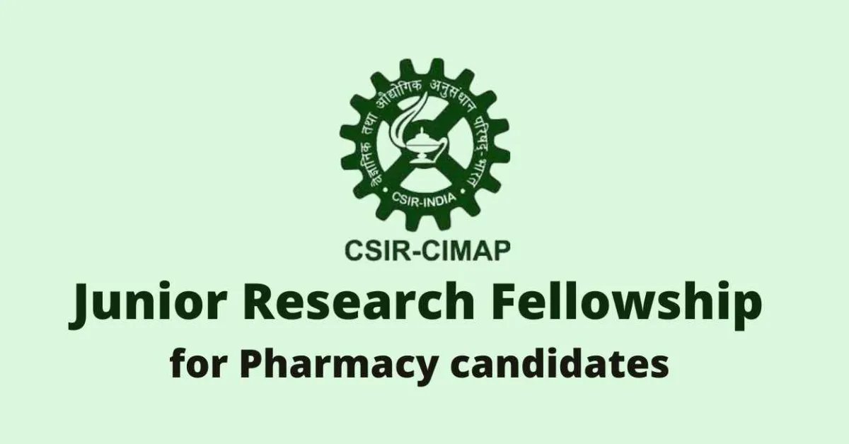 Junior Research Fellowship for Pharmacy candidates at CIMAP 