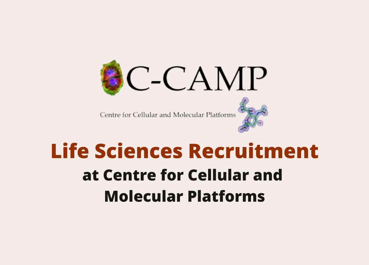 Life Sciences Recruitment at Centre for Cellular and Molecular Platforms