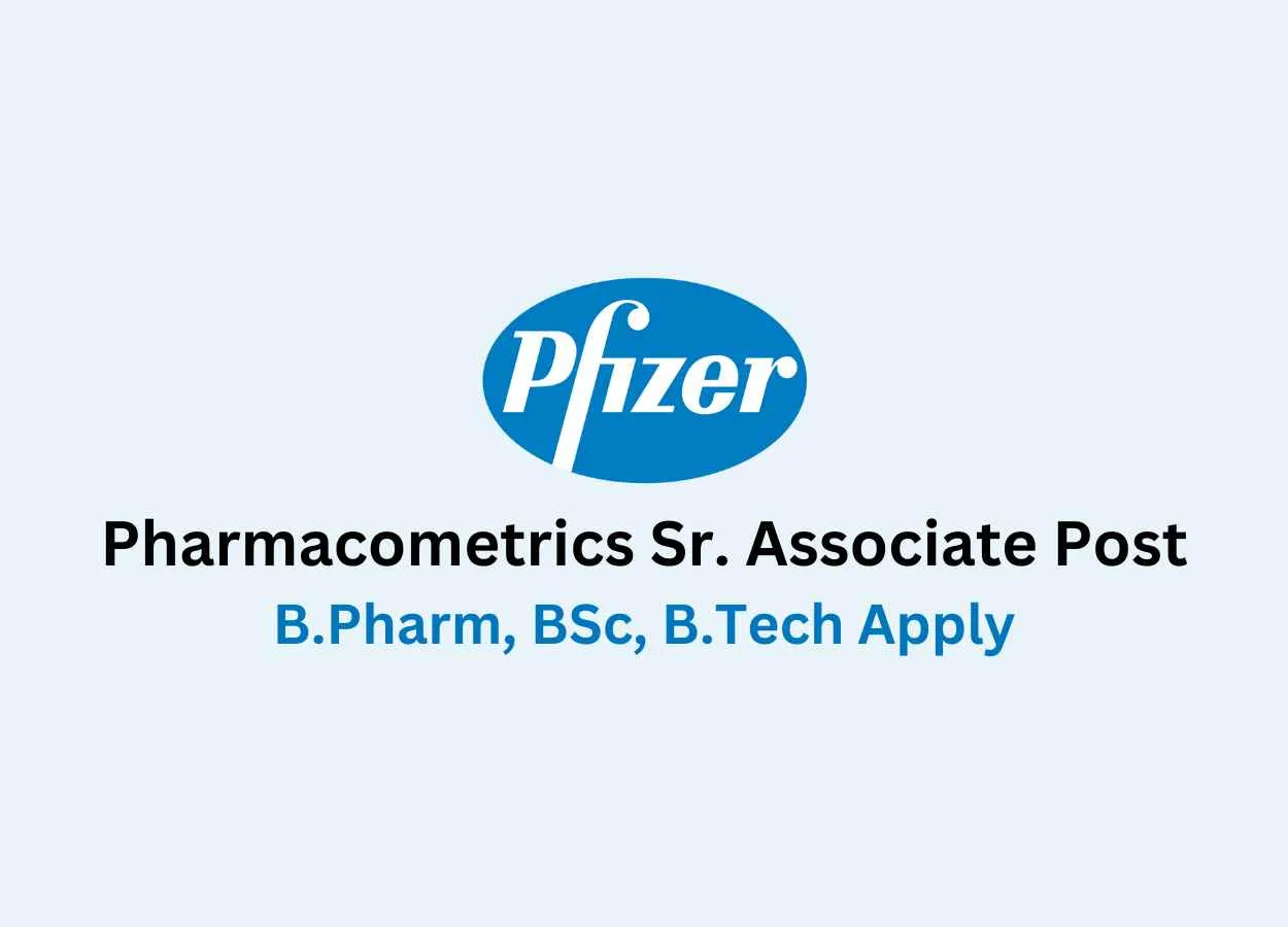 Work as Pharmacometrics Sr. Associate at Pfizer