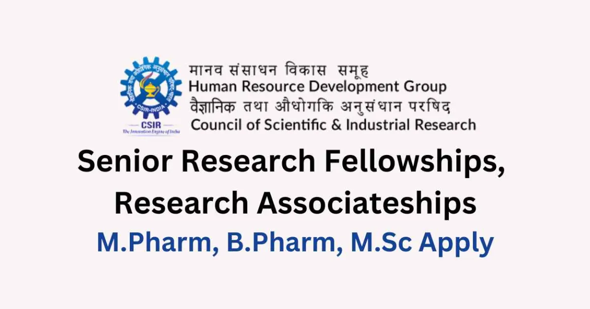 Applications for direct SRF and RA at CSIR