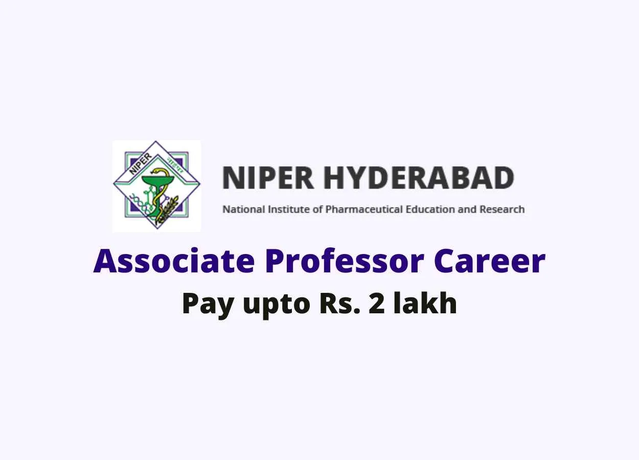 Career for Associate Professor at NIPER