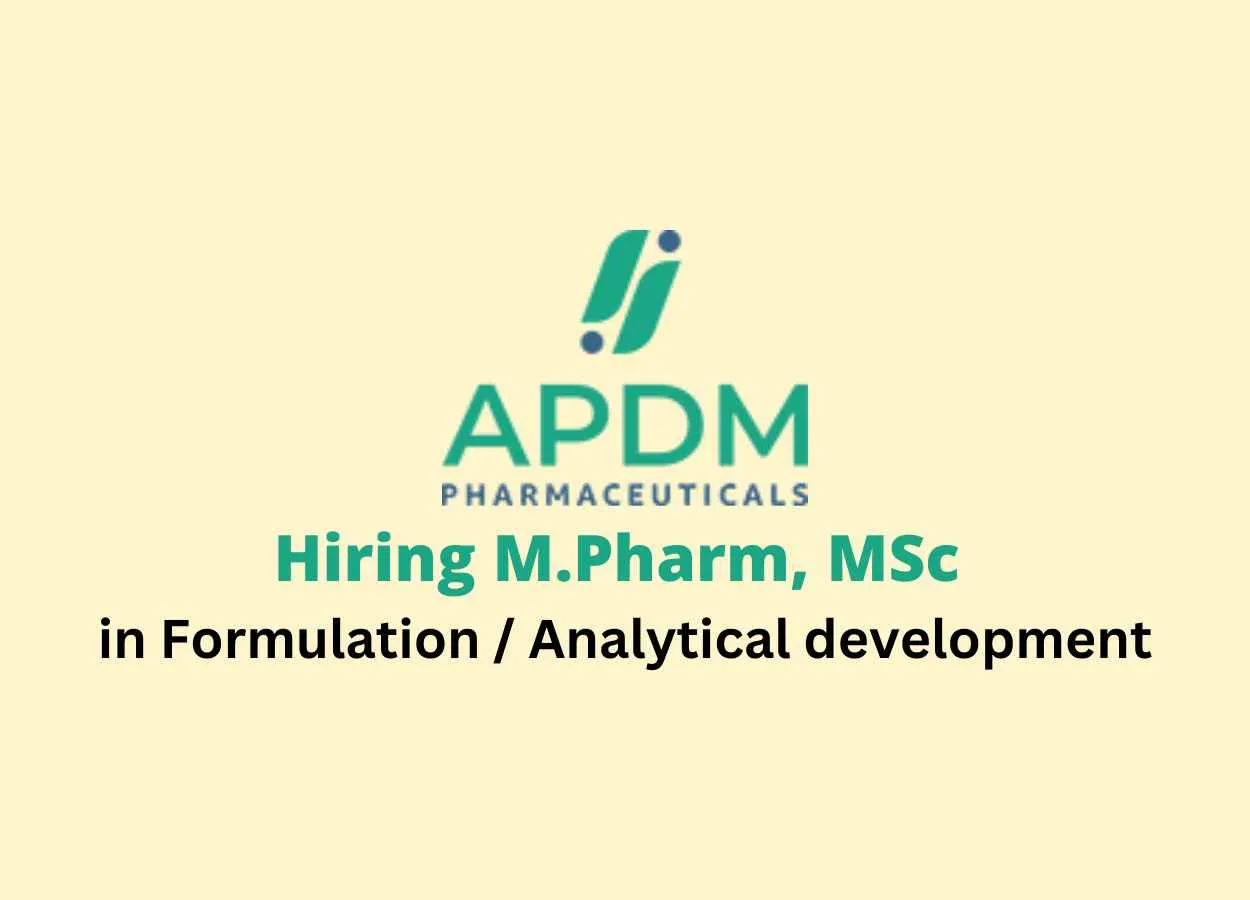 APDM Pharma Jobs