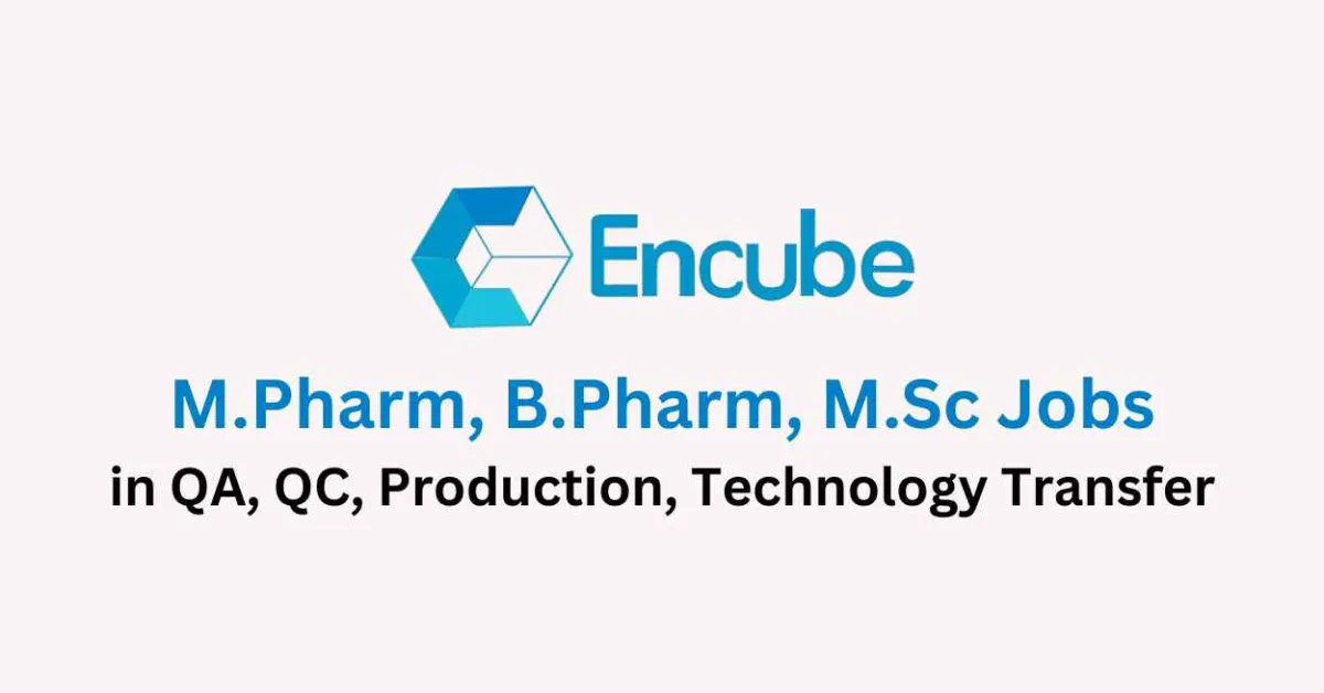 Encube Ethicals Jobs