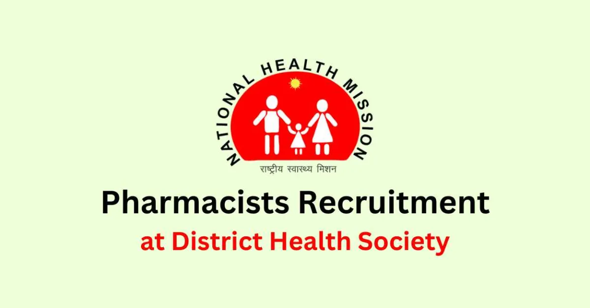 Job for Pharmacists at District Health Society