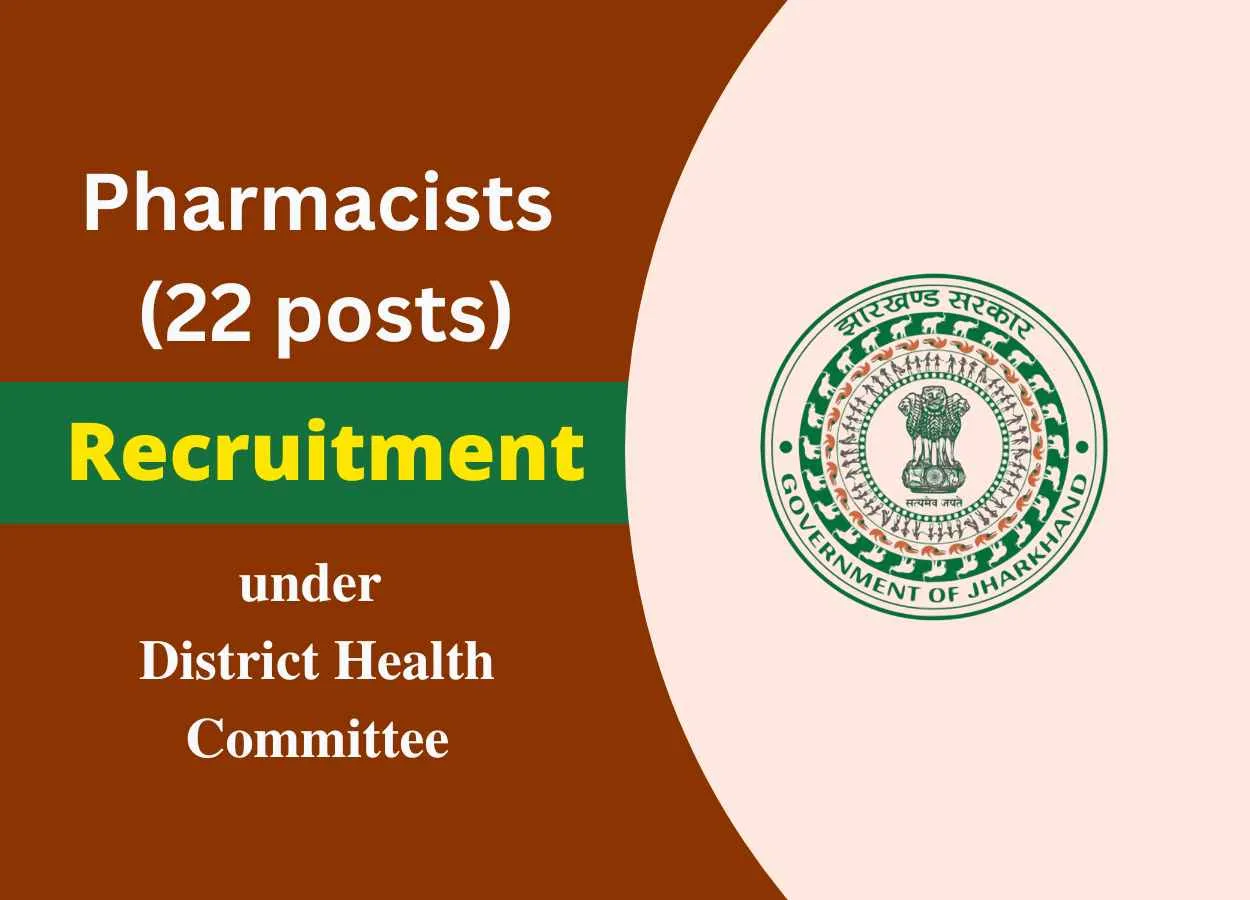 Job for Pharmacists under District Health Committee