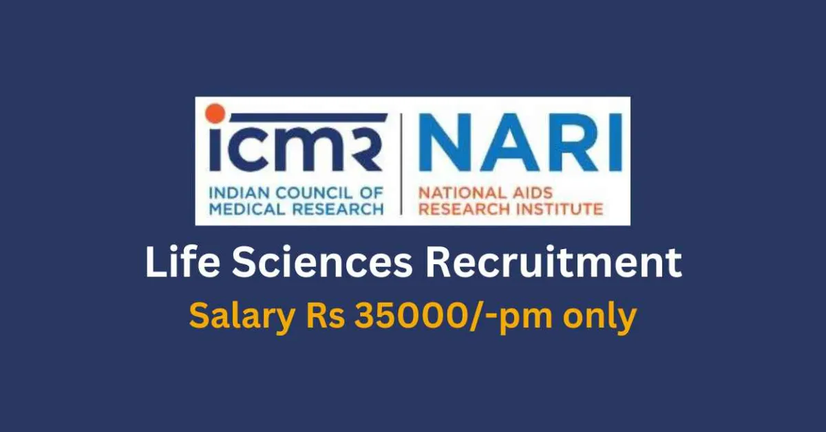 Life Sciences Recruitment at National AIDS Research Institute