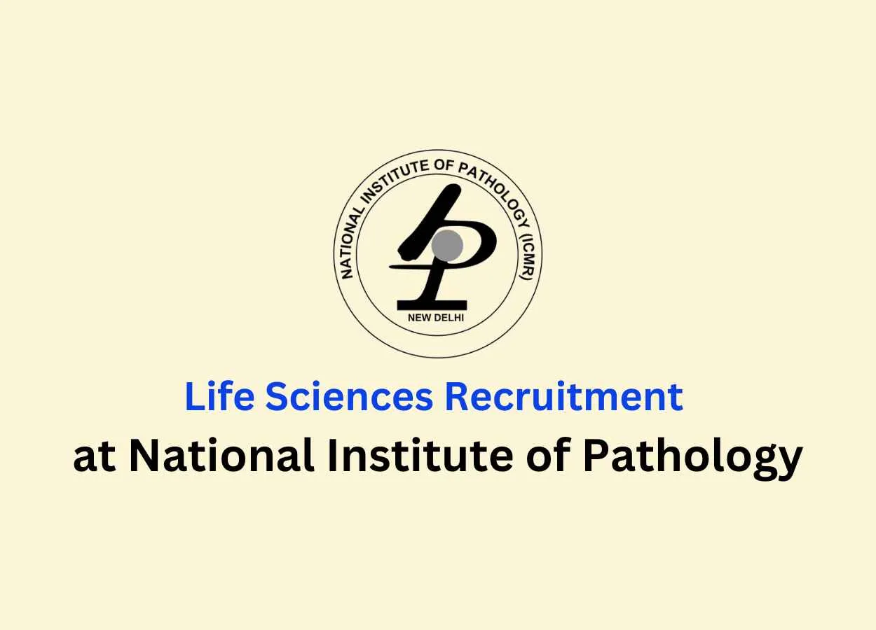 Life Sciences Recruitment at National Institute of Pathology
