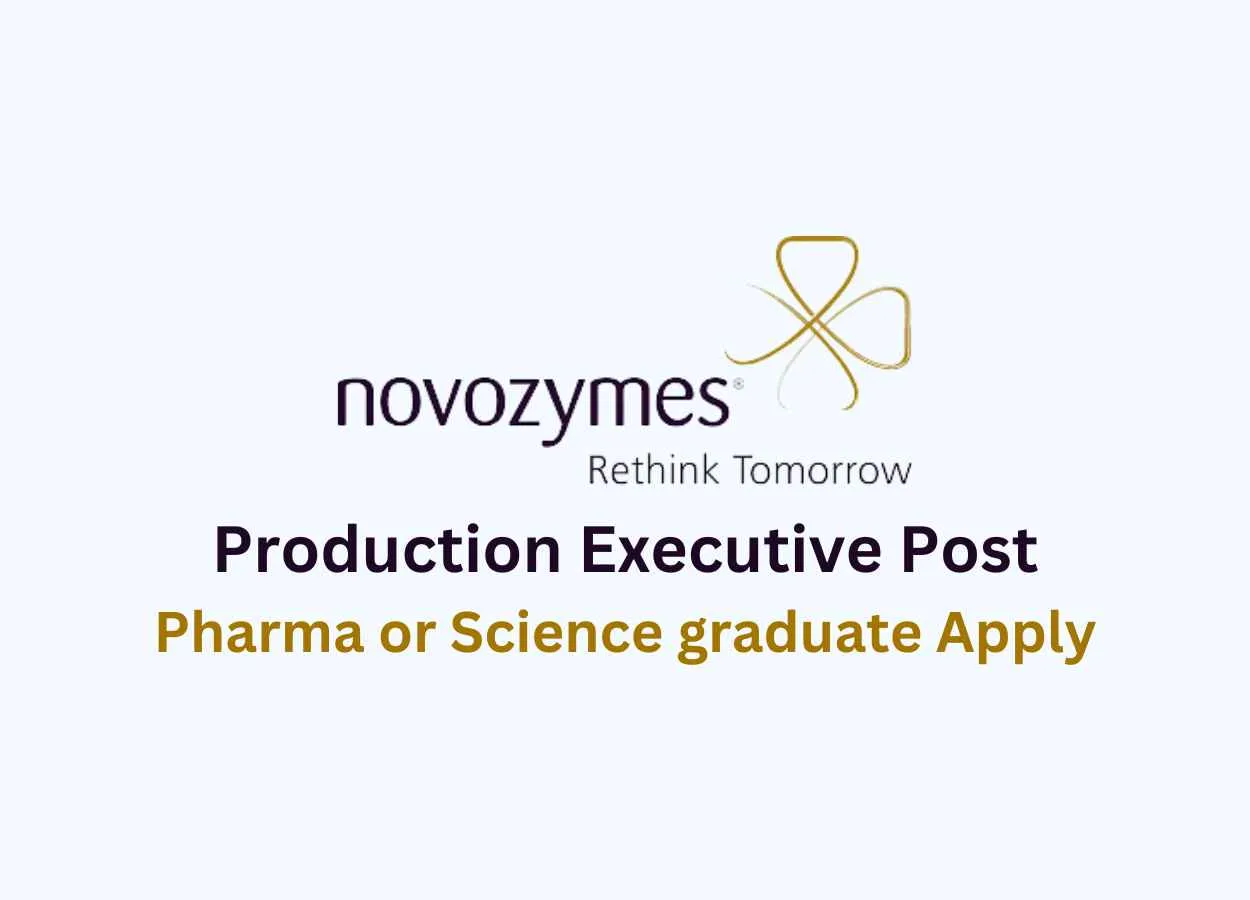 Vacancy for Production Executive at Novozymes
