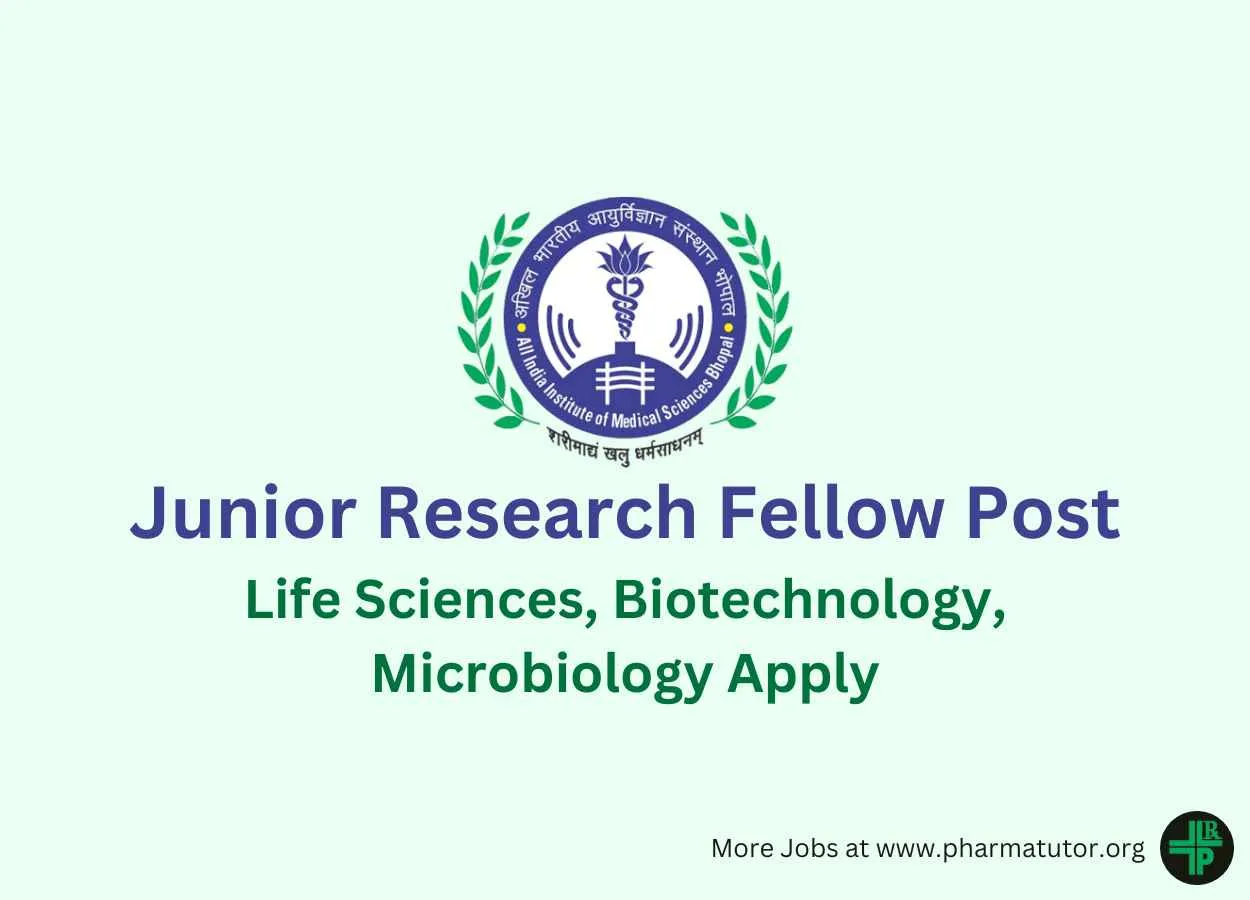 Applications invited for Junior Research Fellow at AIIMS