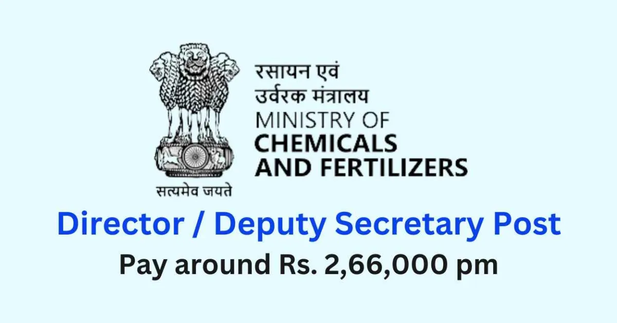 Apply Online for Director / Deputy Secretary under Ministry of Chemicals and Fertilizers