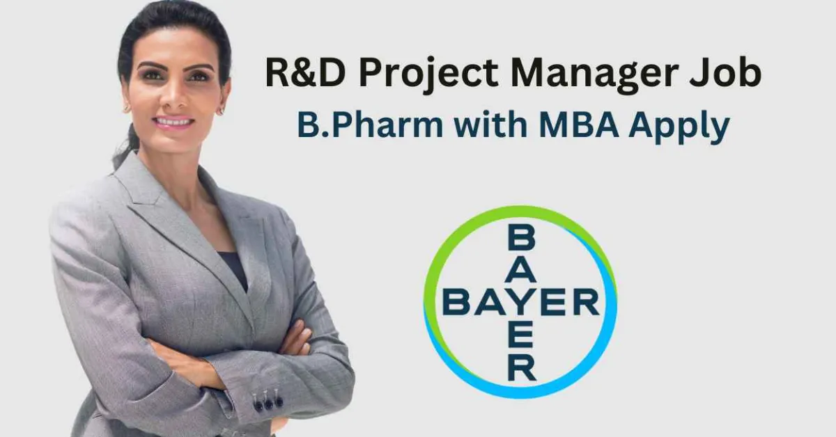 Bayer looking for R&D Project Manager