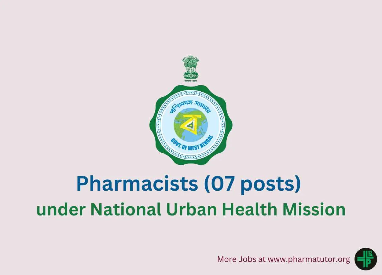 Jobs for Pharmacists under National Urban Health Mission