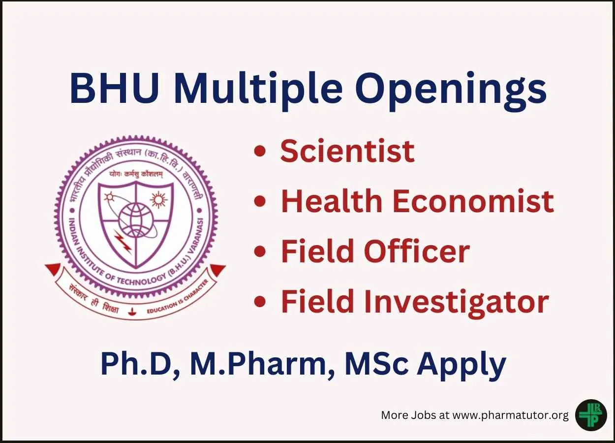 BHU Recruitment 2024: बनारस हिंदू विश्वविद्यालय (बीएचयू) ने अपनी आधिकारिक  वेबसाइट-bhu.ac.in पर विभिन्न विषयों में 143 फैकल्टी पदों के लिए अधिसूचना  जारी की ...