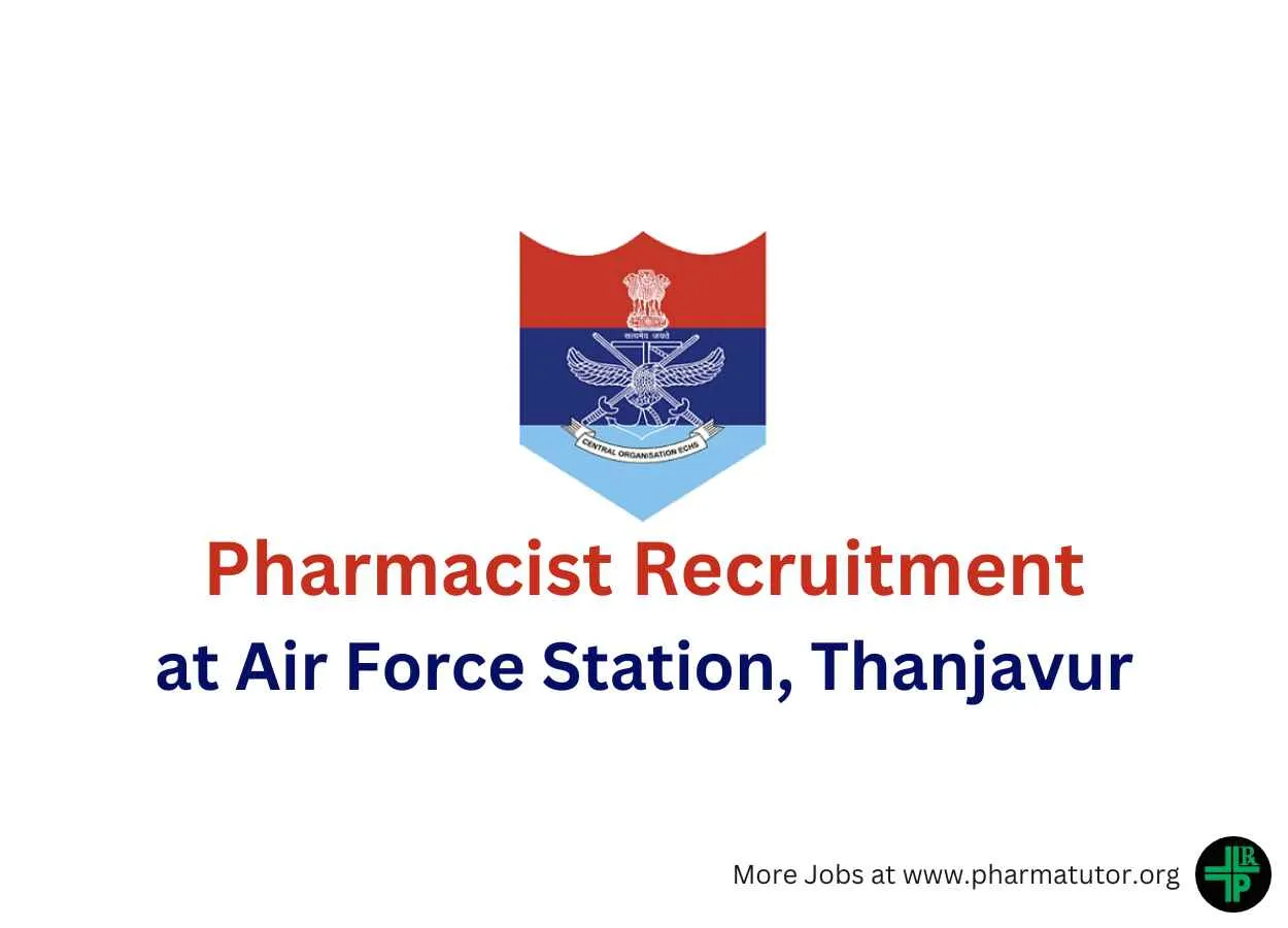 Vacancy for Pharmacist at Air Force Station