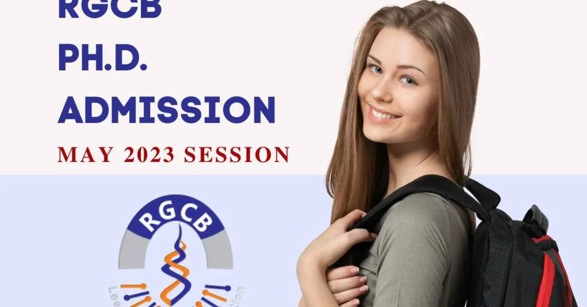 RGCB invites application for admission to the PhD program