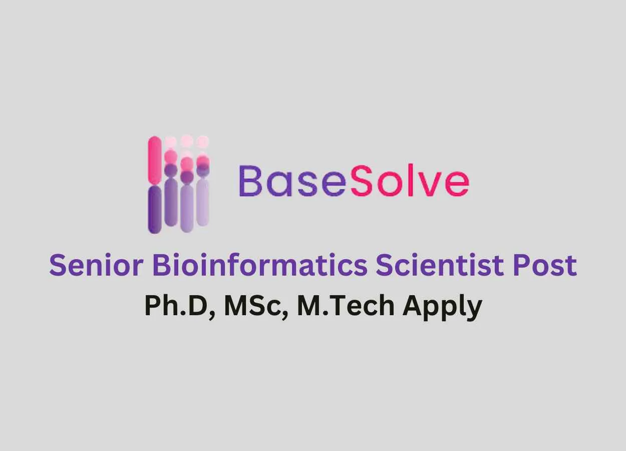 Work as Sr Bioinformatics Scientist at BaseSolve