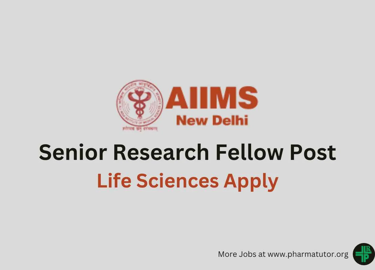 Applications invited for Post of SRF at AIIMS