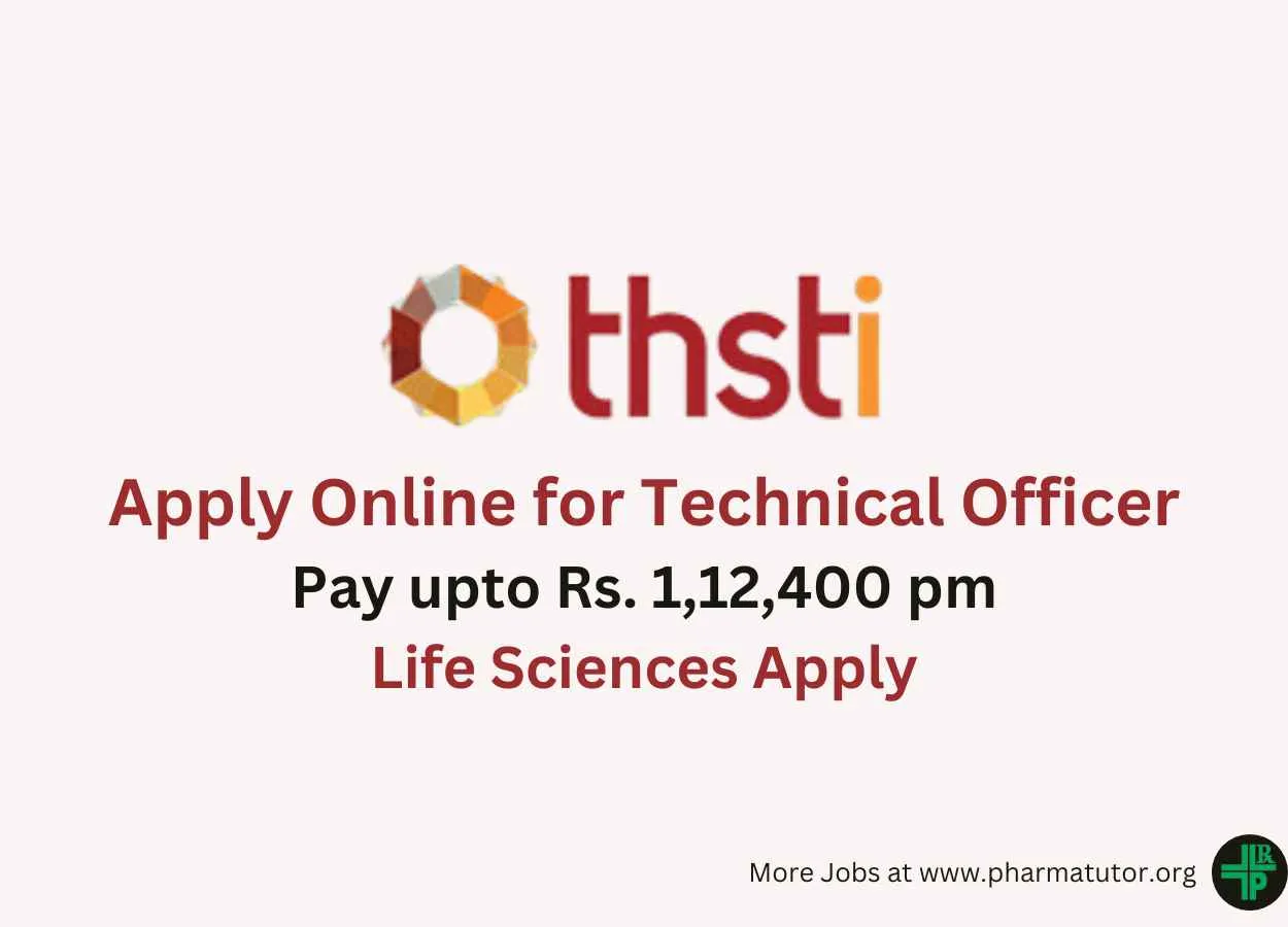 Apply Online for Technical Officer at THSTI