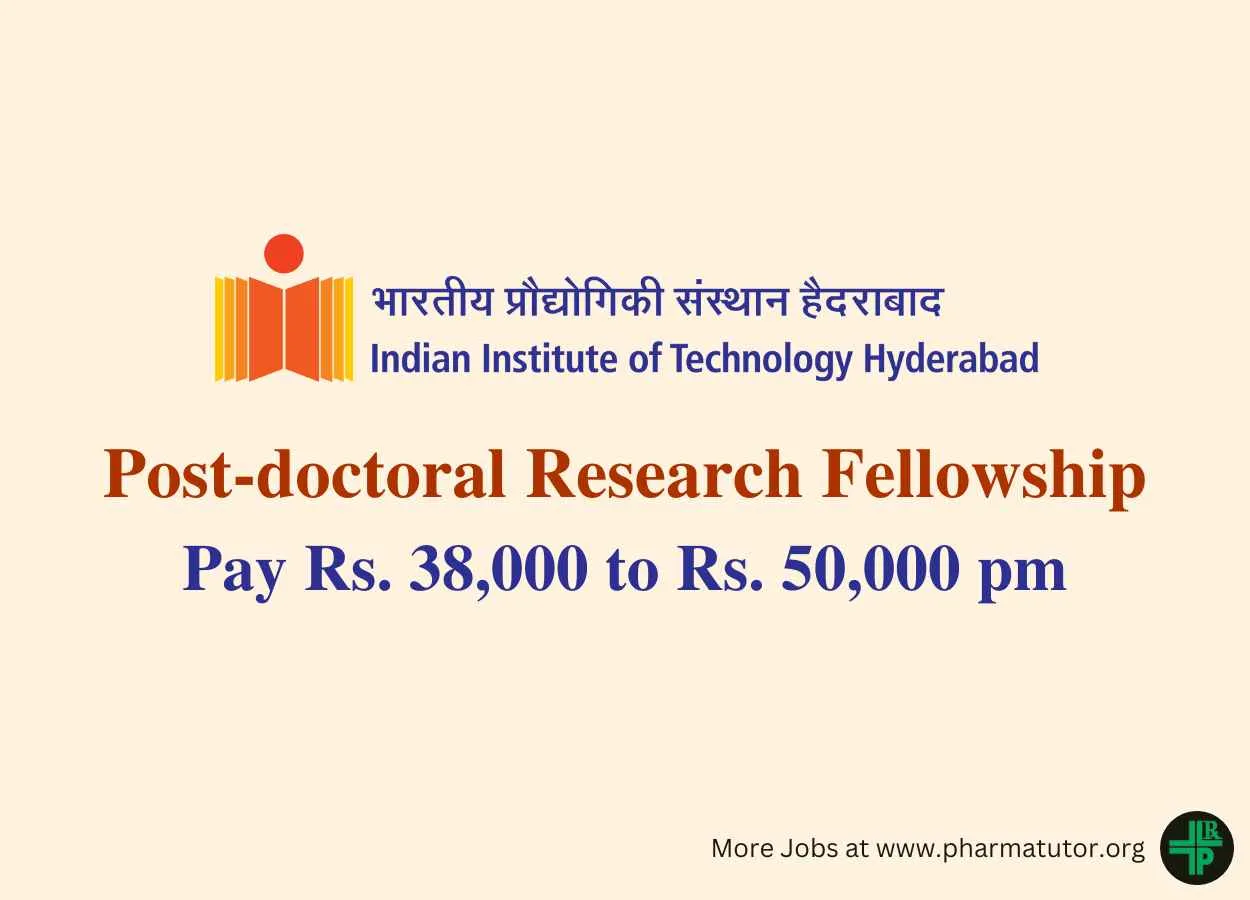 IIT Hyderabad Invites Applications for Post-doctoral Research Fellowship