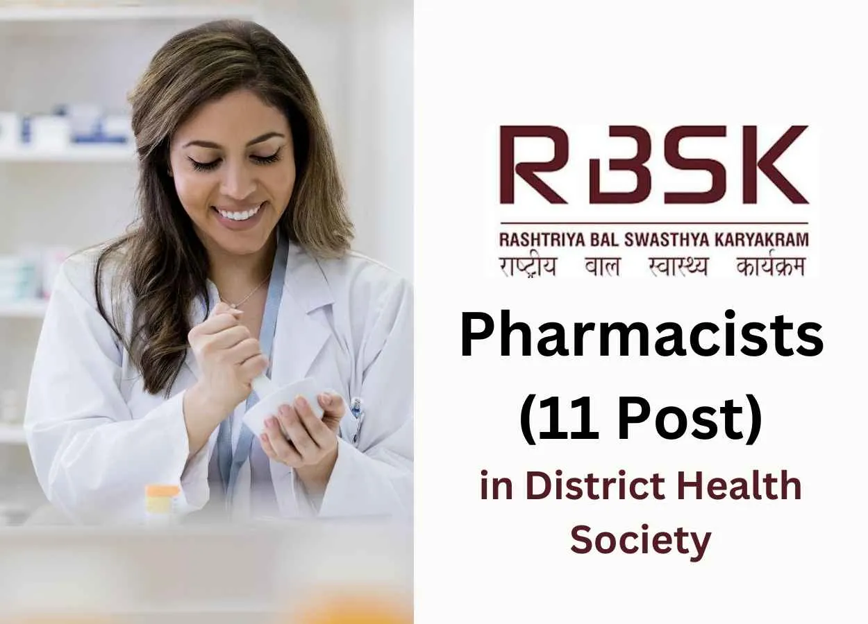 Job for Pharmacists in District Health Society