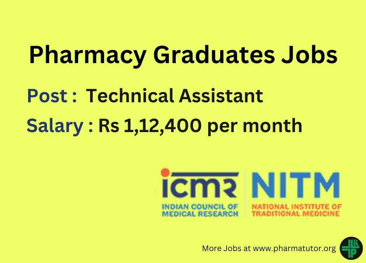 Opportunity for Pharmacy Graduates to Join NITM