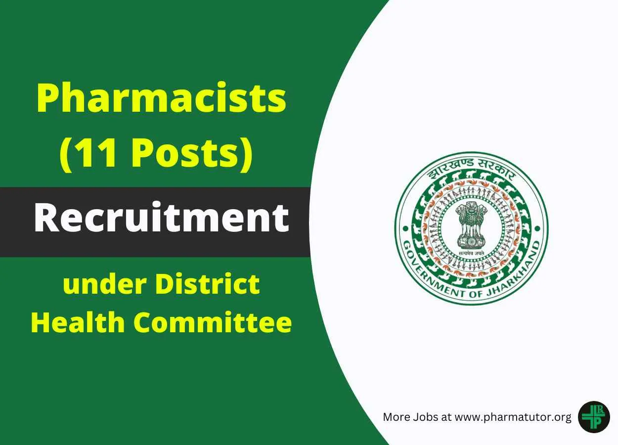 Recruitment for Pharmacists under District Health Committee