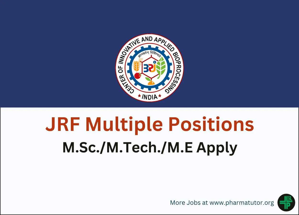 Vacancy for Junior Research Fellows at CIAB