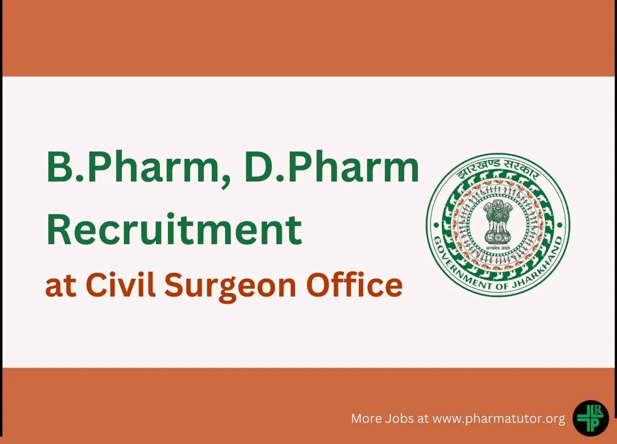 Walk in for B.Pharm, D.Pharm at Civil Surgeon Office