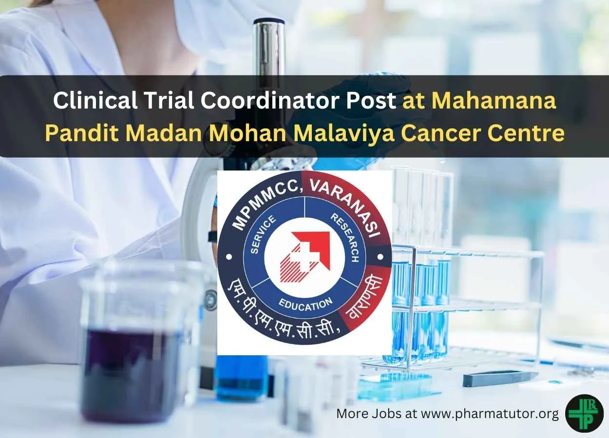 Walk in for Clinical Trial Coordinator at Mahamana Pandit Madan Mohan Malaviya Cancer Centre