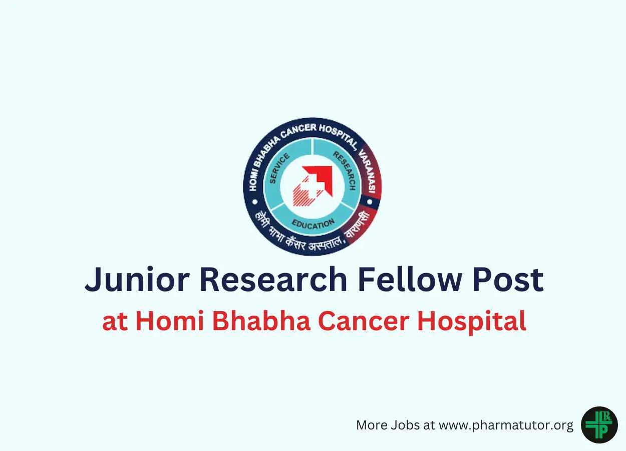 Walk in for Junior Research Fellow at Homi Bhabha Cancer Hospital