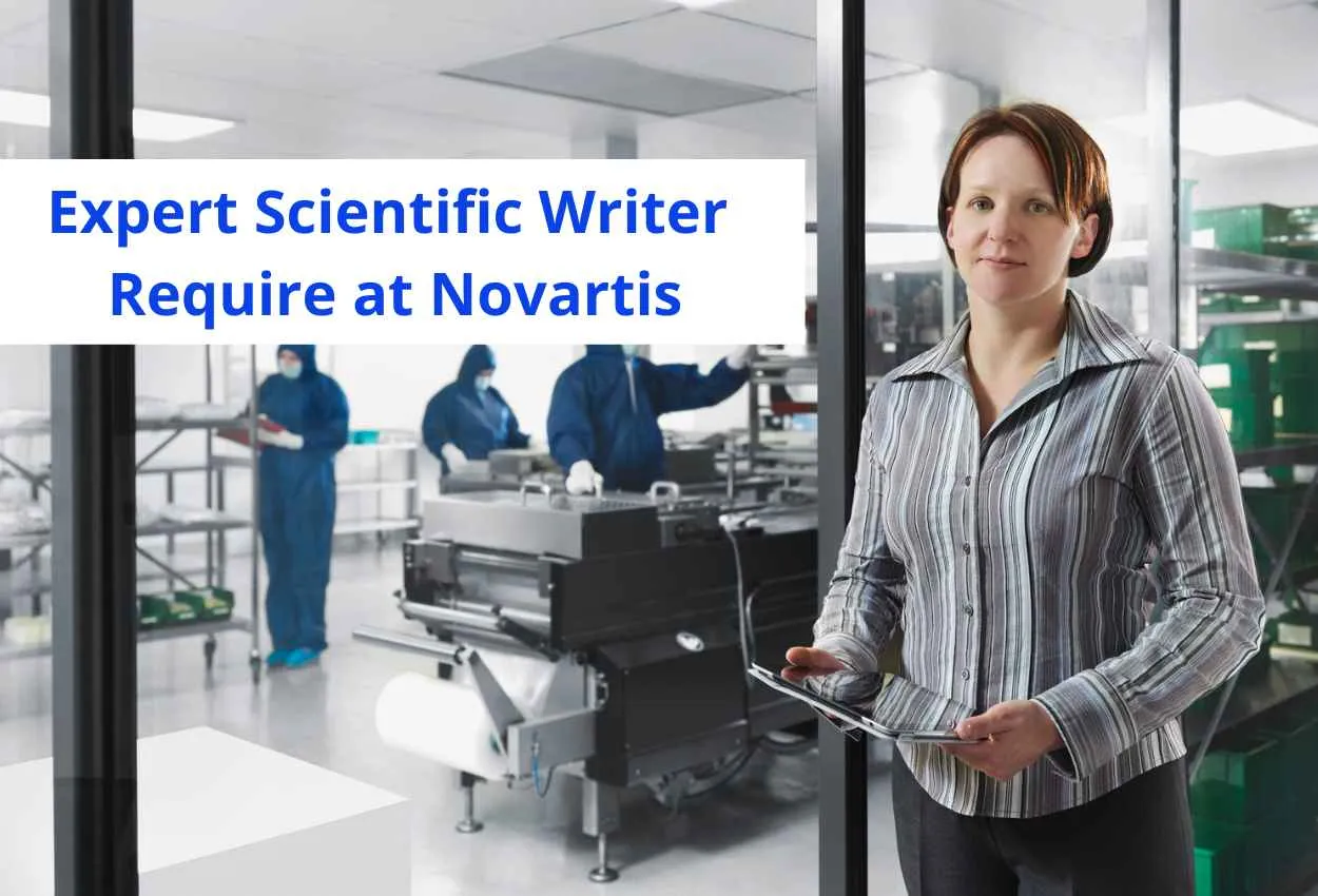 Work as Expert Scientific Writer at Novartis
