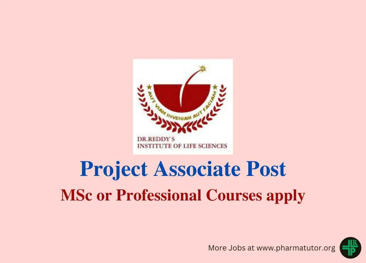 Applications are invited for Project Associate at DRILS