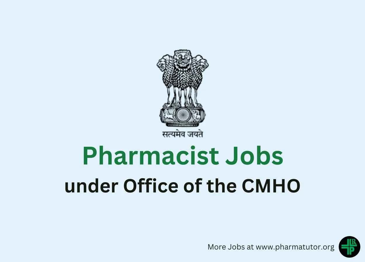 Apply Online for Pharmacists under Office of the CMHO