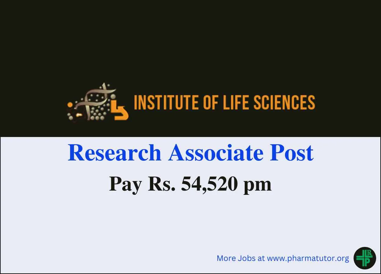 Career for Research Associate at Institute of Life Sciences