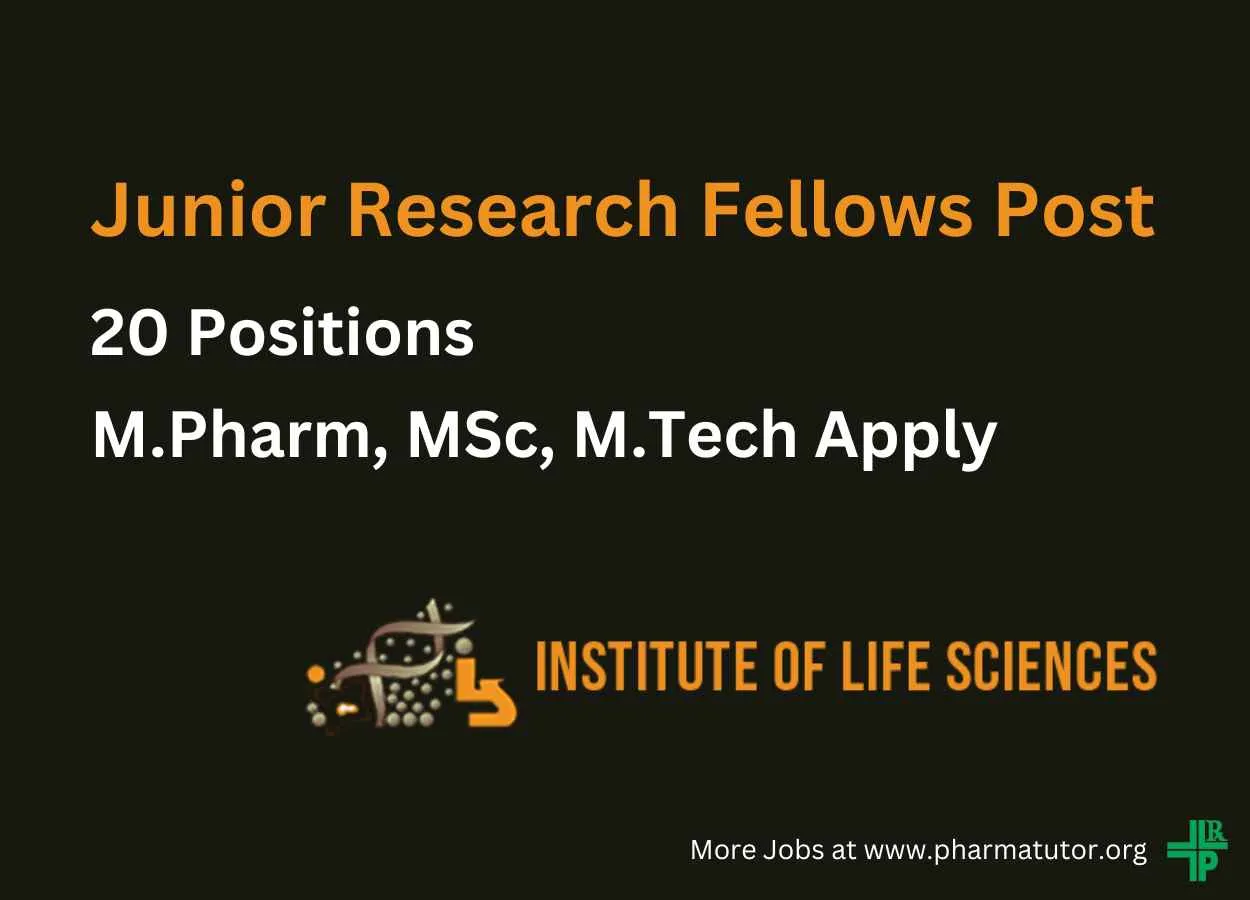 Institute of Life Sciences invites applications for post of JRF